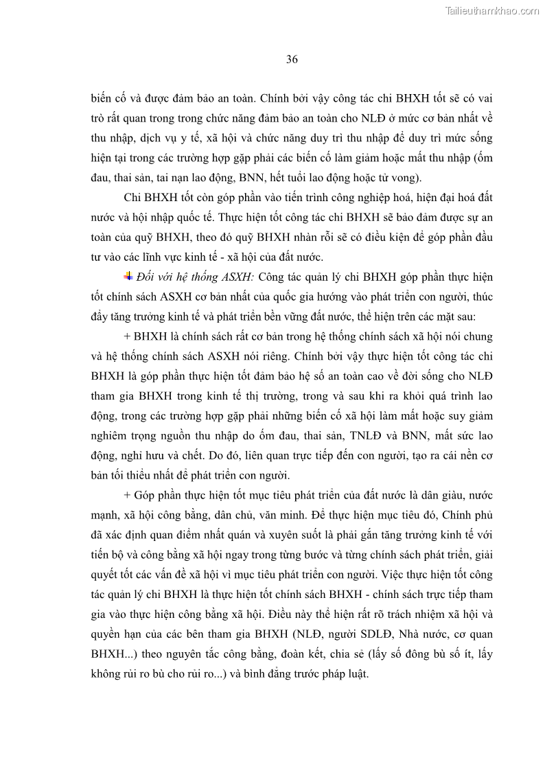 Luận văn thạc sĩ kinh tế Quản lý chi bảo hiểm xã hội tại Tỉnh Nghệ An - 4 Trang 46