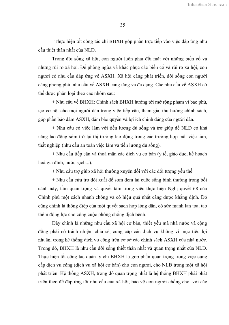 Luận văn thạc sĩ kinh tế Quản lý chi bảo hiểm xã hội tại Tỉnh Nghệ An - 4 Trang 45