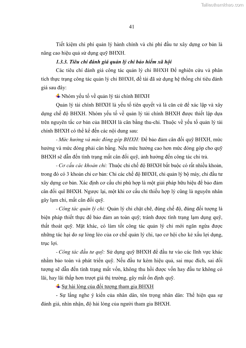 Luận văn thạc sĩ kinh tế Quản lý chi bảo hiểm xã hội tại Tỉnh Nghệ An - 5 Trang 51