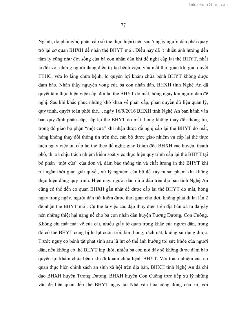 Luận văn thạc sĩ kinh tế Quản lý chi bảo hiểm xã hội tại Tỉnh Nghệ An - 8 Trang 87