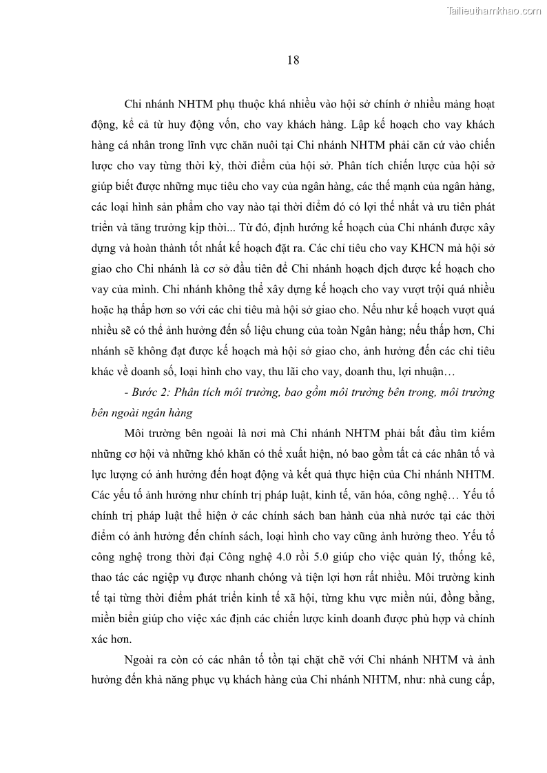 Luận văn thạc sĩ kinh tế Quản lý cho vay khách hàng cá nhân trong lĩnh vực chăn nuôi tại Ngân hàng Nông nghiệp và Phát triển nông thôn Việt Nam - Chi nhánh tỉnh Hà Nam - 3 Trang 28