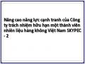 Nâng cao năng lực cạnh tranh của Công ty trách nhiệm hữu hạn một thành viên nhiên liệu hàng không Việt Nam SKYPEC - 2