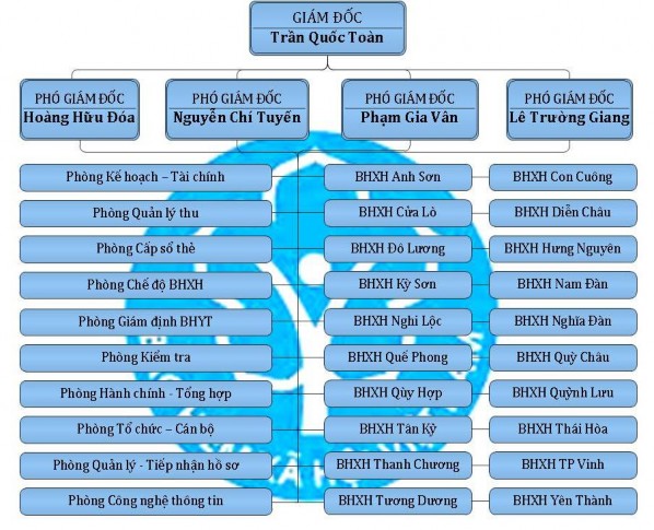 Hình 2 1 Bộ máy cơ quan BHXH tỉnh Nghệ An Nguồn BHXH Tỉnh Nghệ An BHXH Tỉnh 2