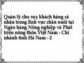 Quản lý cho vay khách hàng cá nhân trong lĩnh vực chăn nuôi tại Ngân hàng Nông nghiệp và Phát triển nông thôn Việt Nam - Chi nhánh tỉnh Hà Nam - 2