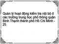 Quản lý hoạt động kiểm tra nội bộ ở các trường trung học phổ thông quận Bình Thạnh thành phố Hồ Chí Minh - 25