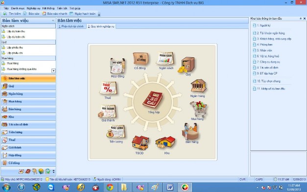 Hình 1 Giao diện phần mềm kế toán MISA Hình 2 Giao diện phần mềm kế toán FAST 1