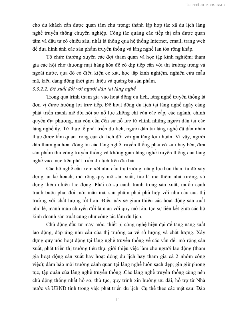 Khóa luận tốt nghiệp văn hóa du lịch Tìm hiểu một số làng nghề truyền thống tiêu biểu ở tỉnh Thừa Thiên – Huế phục vụ phát triển du lịch - 11 Trang 122
