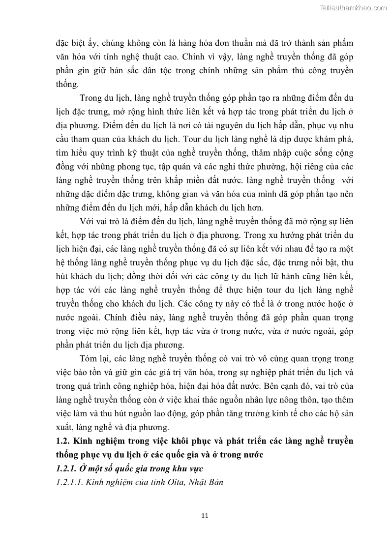 Khóa luận tốt nghiệp văn hóa du lịch Tìm hiểu một số làng nghề truyền thống tiêu biểu ở tỉnh Thừa Thiên – Huế phục vụ phát triển du lịch - 2 Trang 22