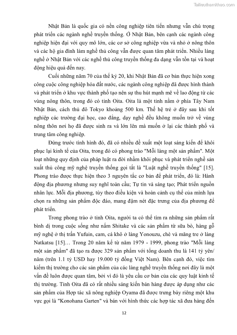 Khóa luận tốt nghiệp văn hóa du lịch Tìm hiểu một số làng nghề truyền thống tiêu biểu ở tỉnh Thừa Thiên – Huế phục vụ phát triển du lịch - 2 Trang 23