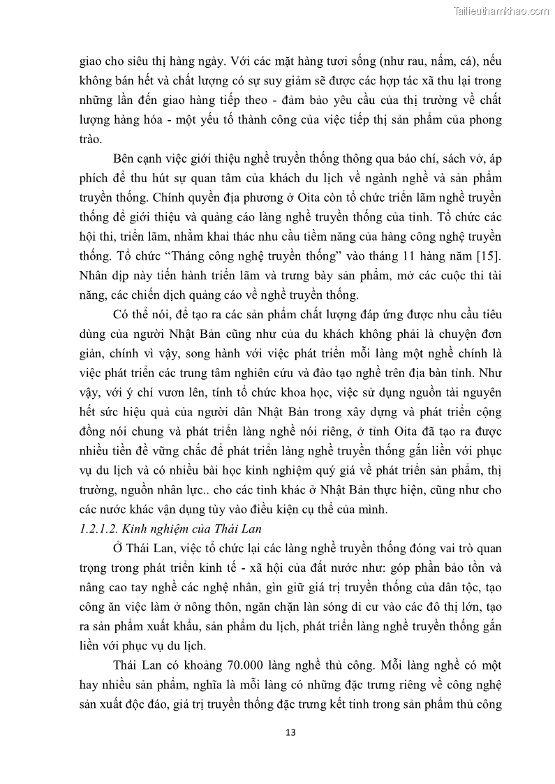 Khóa luận tốt nghiệp văn hóa du lịch Tìm hiểu một số làng nghề truyền thống tiêu biểu ở tỉnh Thừa Thiên – Huế phục vụ phát triển du lịch - 2 Trang 24