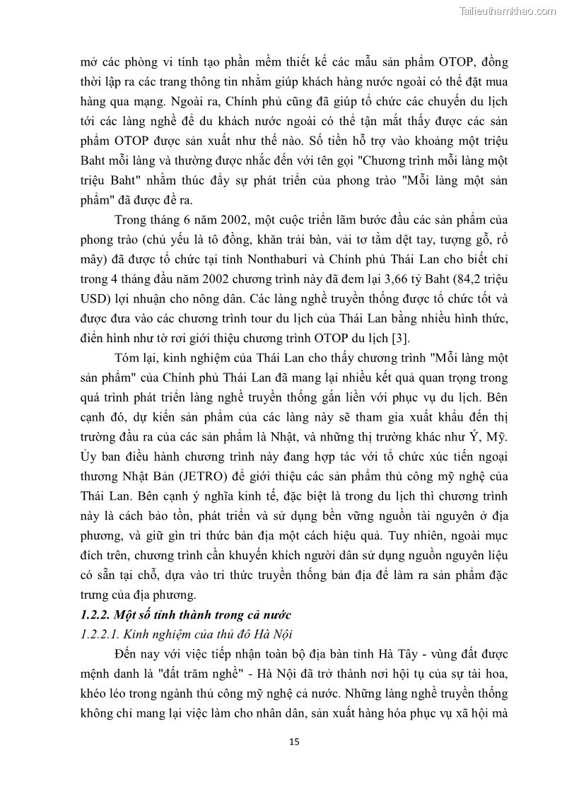 Khóa luận tốt nghiệp văn hóa du lịch Tìm hiểu một số làng nghề truyền thống tiêu biểu ở tỉnh Thừa Thiên – Huế phục vụ phát triển du lịch - 3 Trang 26