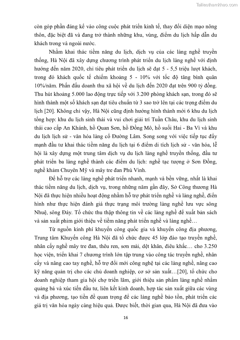 Khóa luận tốt nghiệp văn hóa du lịch Tìm hiểu một số làng nghề truyền thống tiêu biểu ở tỉnh Thừa Thiên – Huế phục vụ phát triển du lịch - 3 Trang 27