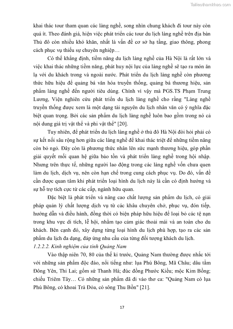 Khóa luận tốt nghiệp văn hóa du lịch Tìm hiểu một số làng nghề truyền thống tiêu biểu ở tỉnh Thừa Thiên – Huế phục vụ phát triển du lịch - 3 Trang 28