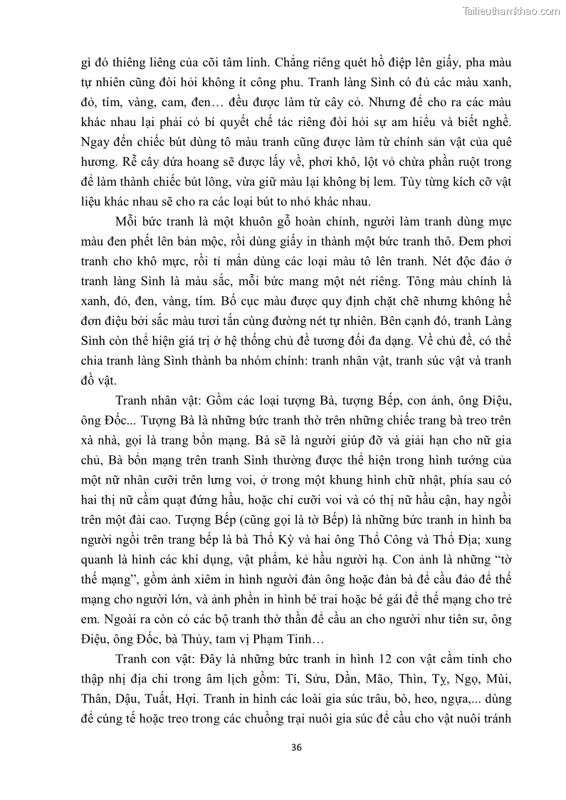 Khóa luận tốt nghiệp văn hóa du lịch Tìm hiểu một số làng nghề truyền thống tiêu biểu ở tỉnh Thừa Thiên – Huế phục vụ phát triển du lịch - 4 Trang 47