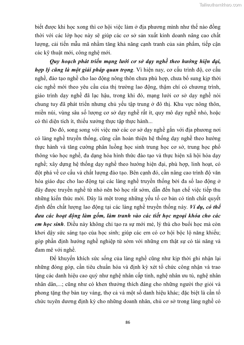 Khóa luận tốt nghiệp văn hóa du lịch Tìm hiểu một số làng nghề truyền thống tiêu biểu ở tỉnh Thừa Thiên – Huế phục vụ phát triển du lịch - 9 Trang 97