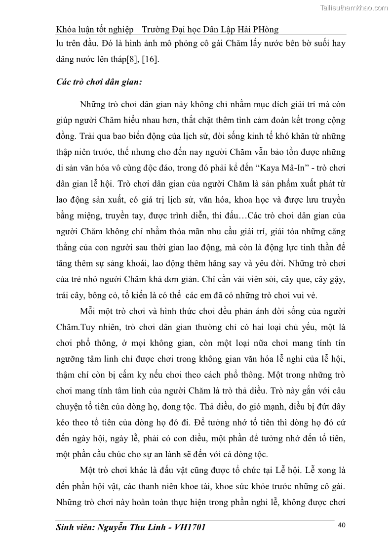 Khóa luận tốt nghiệp văn hóa du lịch Tìm hiểu thực trạng và đề xuất giải pháp khai thác phát triển du lịch đối với Tháp Bà - Lễ hội Tháp Bà ở Nha Trang - 5 Trang 50