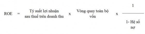 Như vậy qua khai triển chỉ tiêu ROE có thể thấy chỉ tiêu này được cấu 2