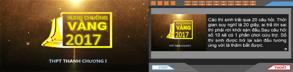 Hình ảnh 3 1 Trình chiếu Rung Chuông vàng tại trường THPT Thanh Chương huyện 2