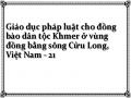 Giáo dục pháp luật cho đồng bào dân tộc Khmer ở vùng đồng bằng sông Cửu Long, Việt Nam - 21
