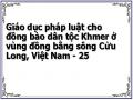 Giáo dục pháp luật cho đồng bào dân tộc Khmer ở vùng đồng bằng sông Cửu Long, Việt Nam - 25