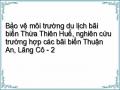 Bảo vệ môi trường du lịch bãi biển Thừa Thiên Huế, nghiên cứu trường hợp các bãi biển Thuận An, Lăng Cô - 2