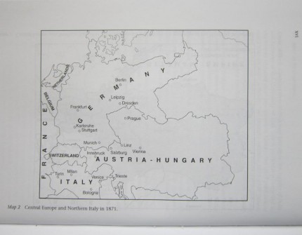 Bản đồ Trung  u sau khi nước Đức được thống nhất năm 1871 Nguồn Cole 4