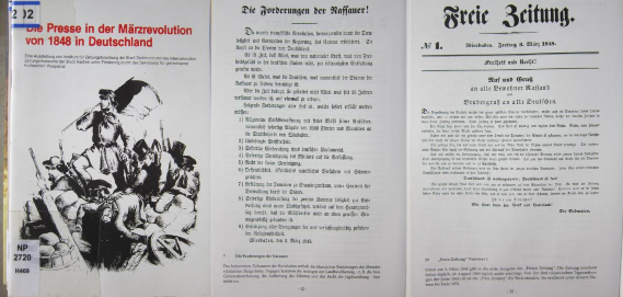 Báo chí trong Cách m ạng tháng 3 năm 1848 ở Đức 9 yêu cầu của người dân Nassau 2