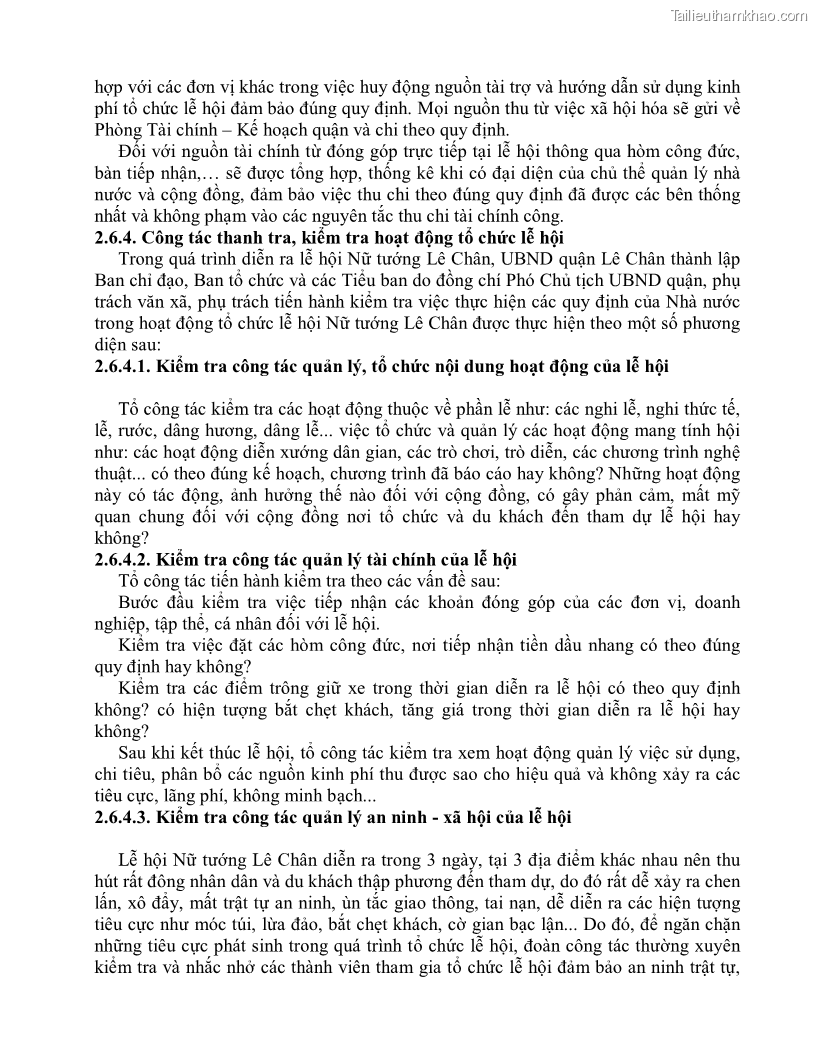 Khóa luận tốt nghiệp việt nam học Thực trạng và giải pháp khai thác lễ hội đền Nghè phục vụ du lịch tại thành phố Hải Phòng - 4 Trang 43