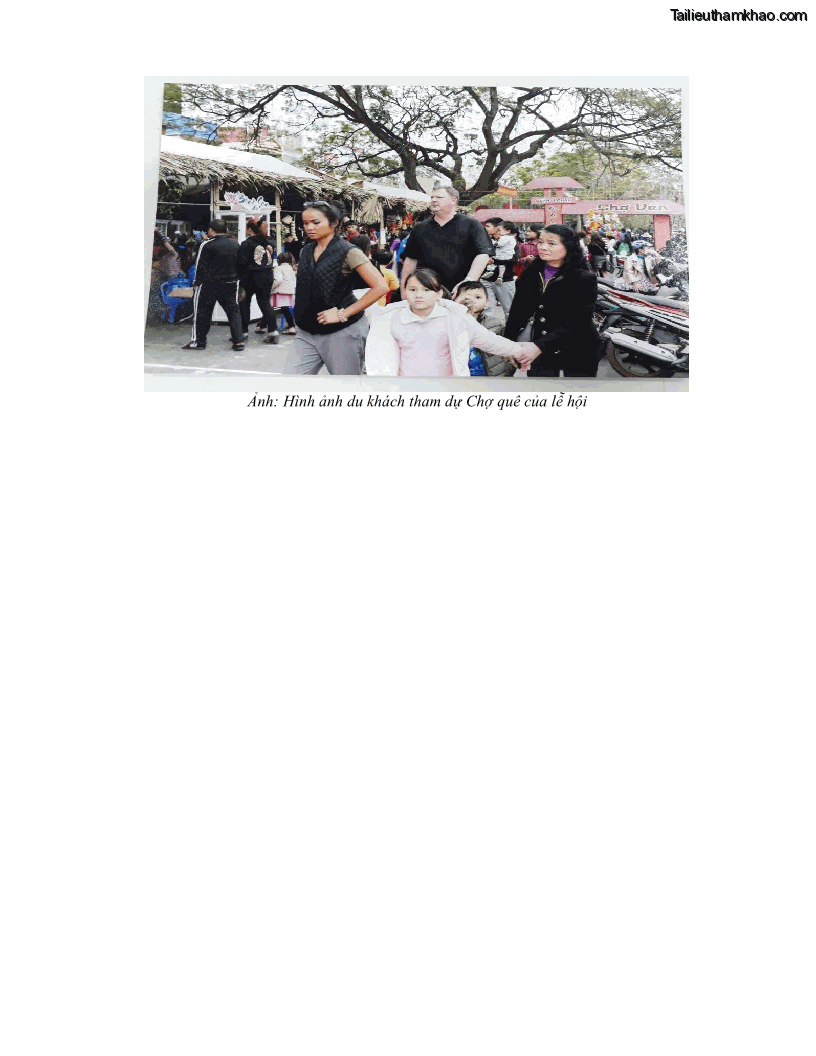 Khóa luận tốt nghiệp việt nam học Thực trạng và giải pháp khai thác lễ hội đền Nghè phục vụ du lịch tại thành phố Hải Phòng - 8 Trang 86