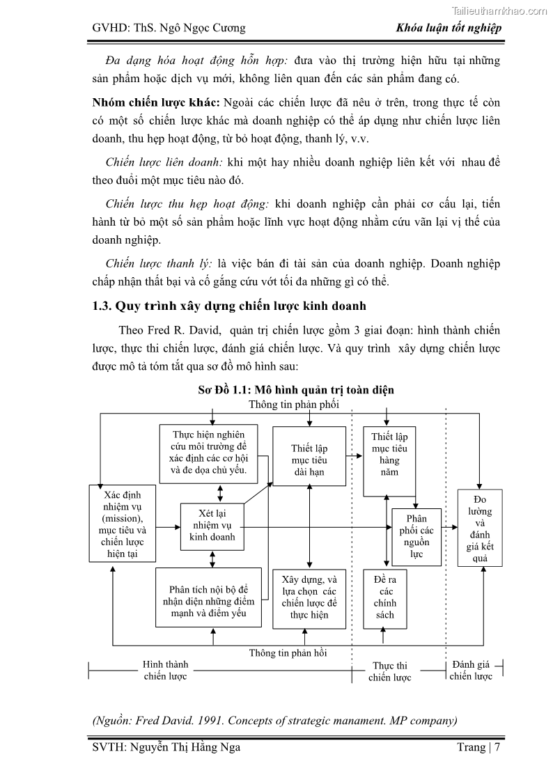 Khóa luận tốt nghiệp Xây dựng chiến lược kinh doanh đối với sản phẩm du lịch lữ hành tại Công ty Kỳ Nghỉ Việt giai đoạn 2012 - 2016 - 2 Trang 17