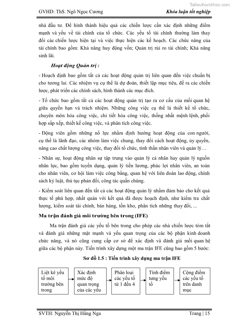 Khóa luận tốt nghiệp Xây dựng chiến lược kinh doanh đối với sản phẩm du lịch lữ hành tại Công ty Kỳ Nghỉ Việt giai đoạn 2012 - 2016 - 3 Trang 25