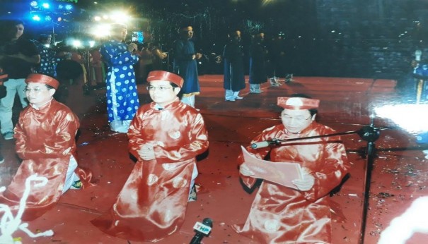 Hình ảnh Lễ đọc Chúc văn trong Lễ hội Phần Hội Ảnh Biểu diễn khí công 4