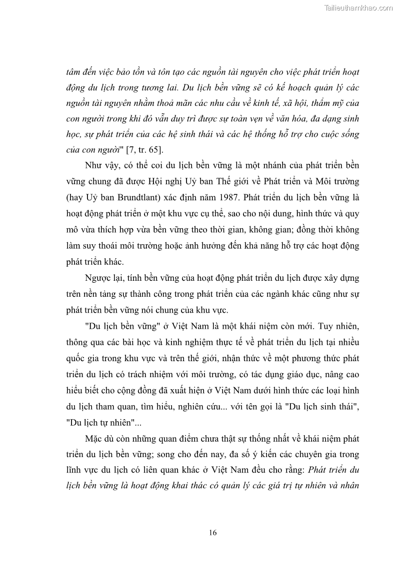 Luận văn thạc sĩ chính sách công Chính sách phát triển du lịch ở Sầm Sơn, tỉnh Thanh Hoá - 2 Trang 24