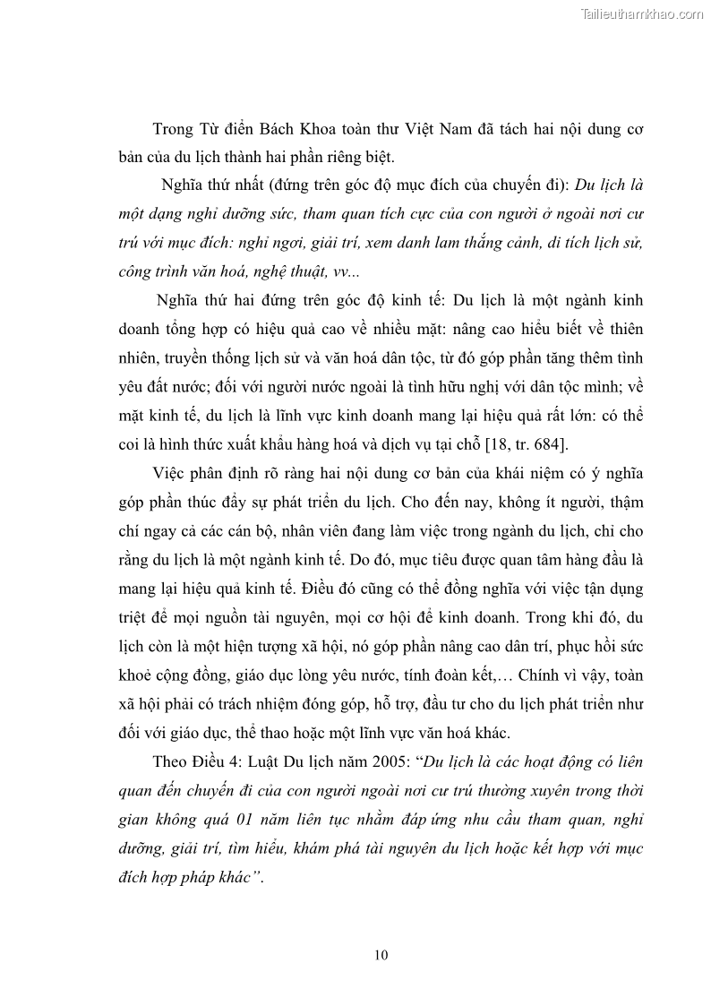 Luận văn thạc sĩ chính sách công Chính sách phát triển du lịch ở Sầm Sơn, tỉnh Thanh Hoá - 2 Trang 18