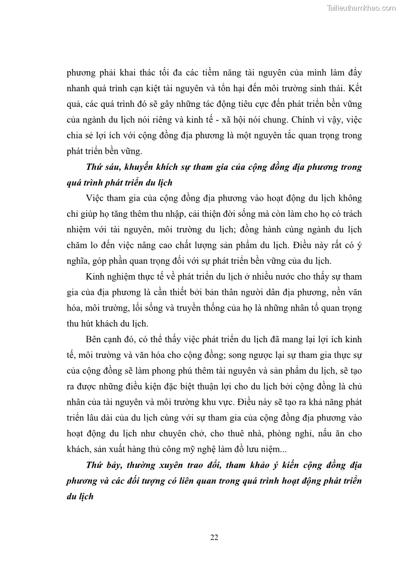 Luận văn thạc sĩ chính sách công Chính sách phát triển du lịch ở Sầm Sơn, tỉnh Thanh Hoá - 3 Trang 30