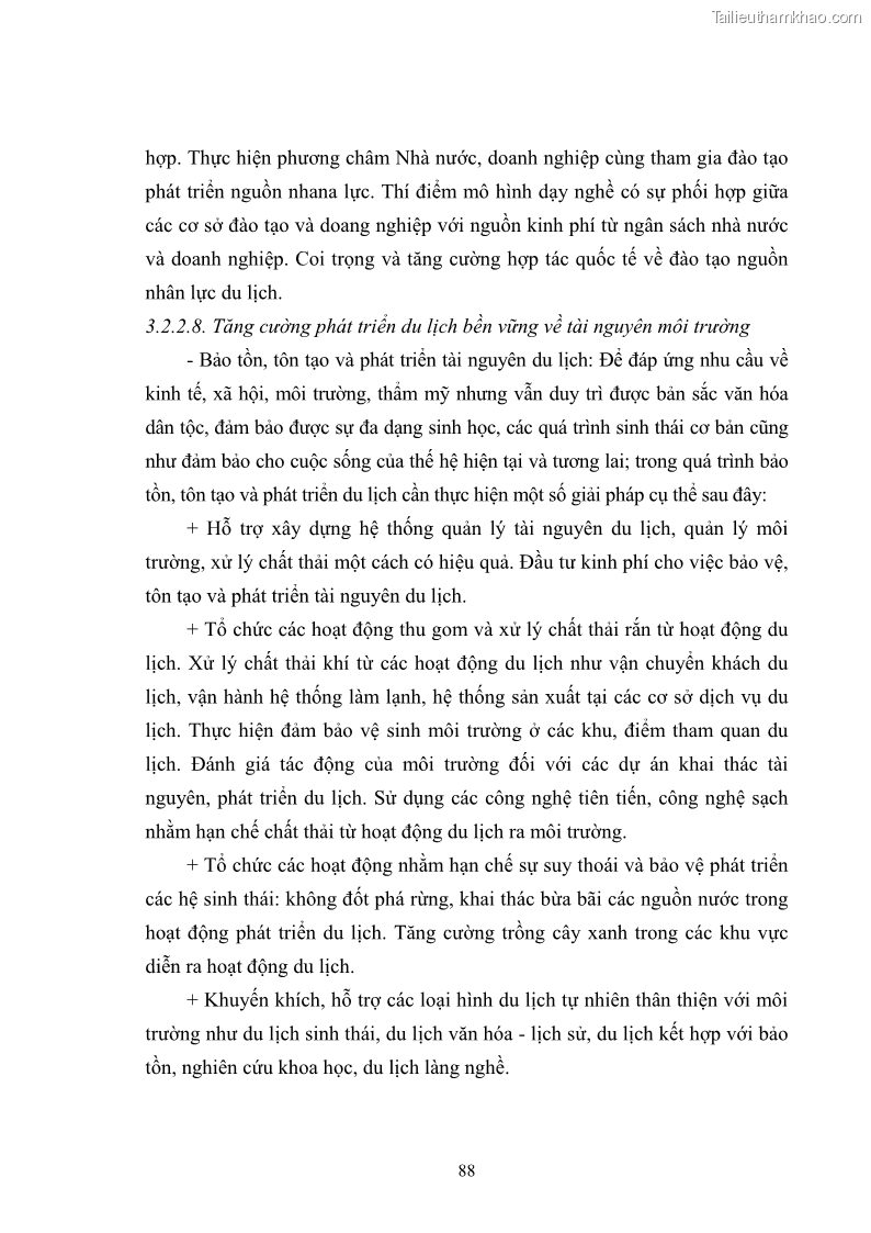 Luận văn thạc sĩ chính sách công Chính sách phát triển du lịch ở Sầm Sơn, tỉnh Thanh Hoá - 8 Trang 96