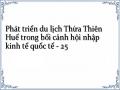 Phát triển du lịch Thừa Thiên Huế trong bối cảnh hội nhập kinh tế quốc tế - 25