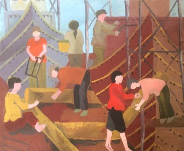 5 2 Tác phẩm Vào Ca Nguồn tác giả chụp 2016 5 3 Tác phẩm Chợ phiên 2