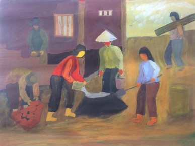 5 4 Tác phẩm Công trường Nguồn tác giả chụp 2016 5 5 Tác phẩm Nghề mộc 4