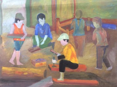 5 5 Tác phẩm Nghề mộc Nguồn tác giả chụp 2016 5 6 Tác phẩm Du xuân 5