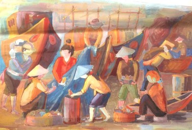 5 9 Tác phẩm Cập bến Nguồn tác giả chụp 2016 5 10 Tác phẩm Chợ Nguồn 9