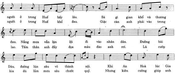 Hoàn 1 2 EM THƯƠNG NGƯỜI TRONG HUẾ ĐẤU TRANH Nhạc Trần Hoàn Lời Quế Lâm 4