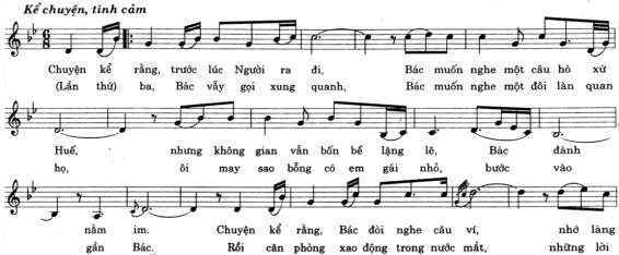 1 6 LỜI RU TRÊN NƯƠNG Nhạc Trần Hoàn Phỏng thơ Nguyễn Khoa Điềm 1 7 MỘT MÙA 9