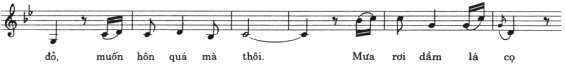 PL1 1 8 107 Ca khúc được viết ở hình thức hai đoạn đơn không tái hiện ở 4