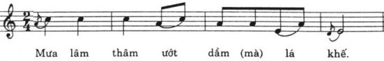 PL1 1 2 98 Khi hát các từ mưa lâm thâm ướt người hát đóng âm sẽ 1