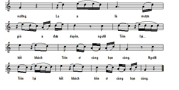 Hát trong Trò Tiên Cuội Bài số 1 Bài số 2 Bài số 3 Bài số 4 Bài số 5 9