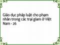 Giáo dục pháp luật cho phạm nhân trong các trại giam ở Việt Nam - 26