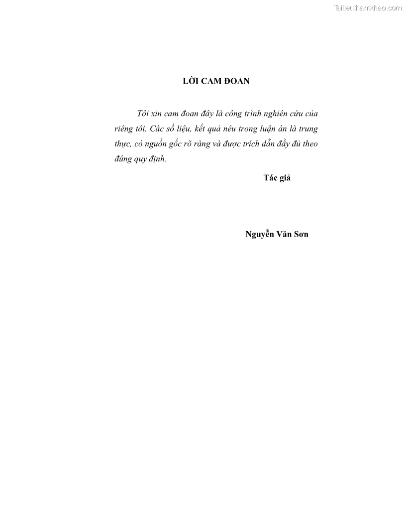 Luận án tiến sĩ Chủ nghĩa duy vật biện chứng và chủ nghĩa duy vật lịch sử Về sự biến đổi của quan hệ sản xuất xã hội chủ nghĩa trong thời kỳ đổi mới ở Việt Nam - 1 Trang 3