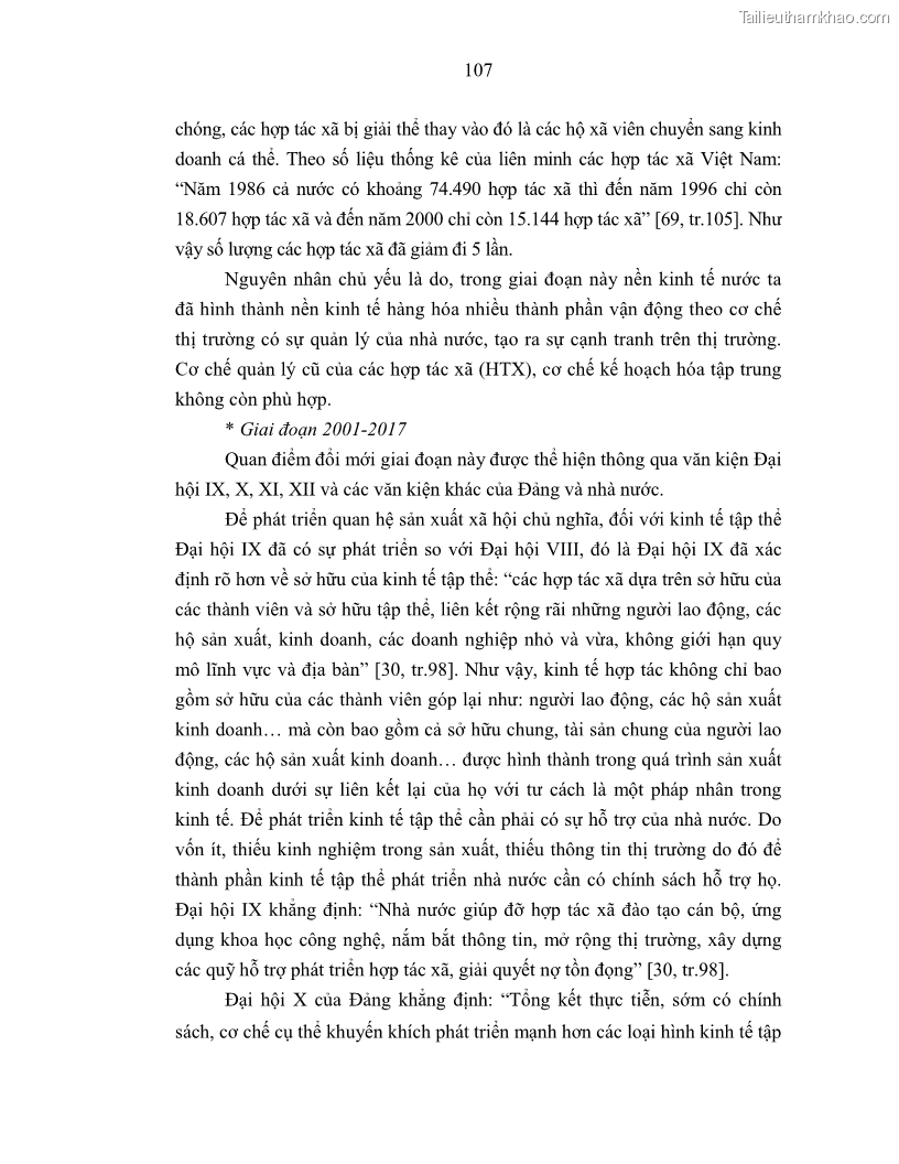 Luận án tiến sĩ Chủ nghĩa duy vật biện chứng và chủ nghĩa duy vật lịch sử Về sự biến đổi của quan hệ sản xuất xã hội chủ nghĩa trong thời kỳ đổi mới ở Việt Nam - 10 Trang 113