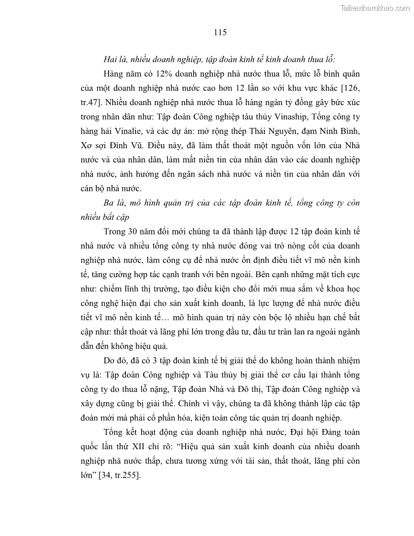 Luận án tiến sĩ Chủ nghĩa duy vật biện chứng và chủ nghĩa duy vật lịch sử Về sự biến đổi của quan hệ sản xuất xã hội chủ nghĩa trong thời kỳ đổi mới ở Việt Nam - 11 Trang 121